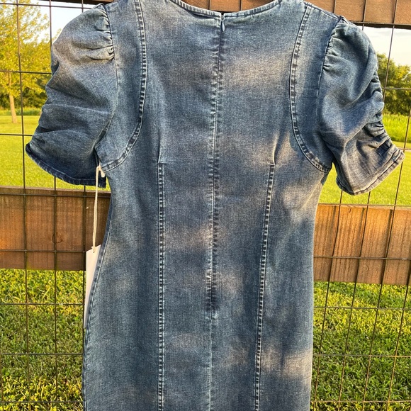 *SALE* Brittany Denim Dress - Picture 4 of 8